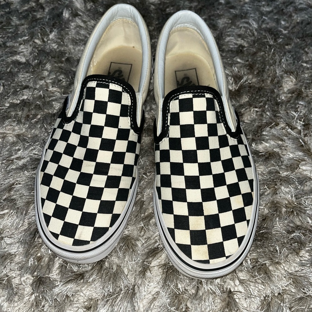 vans size 8 worn once in great condition